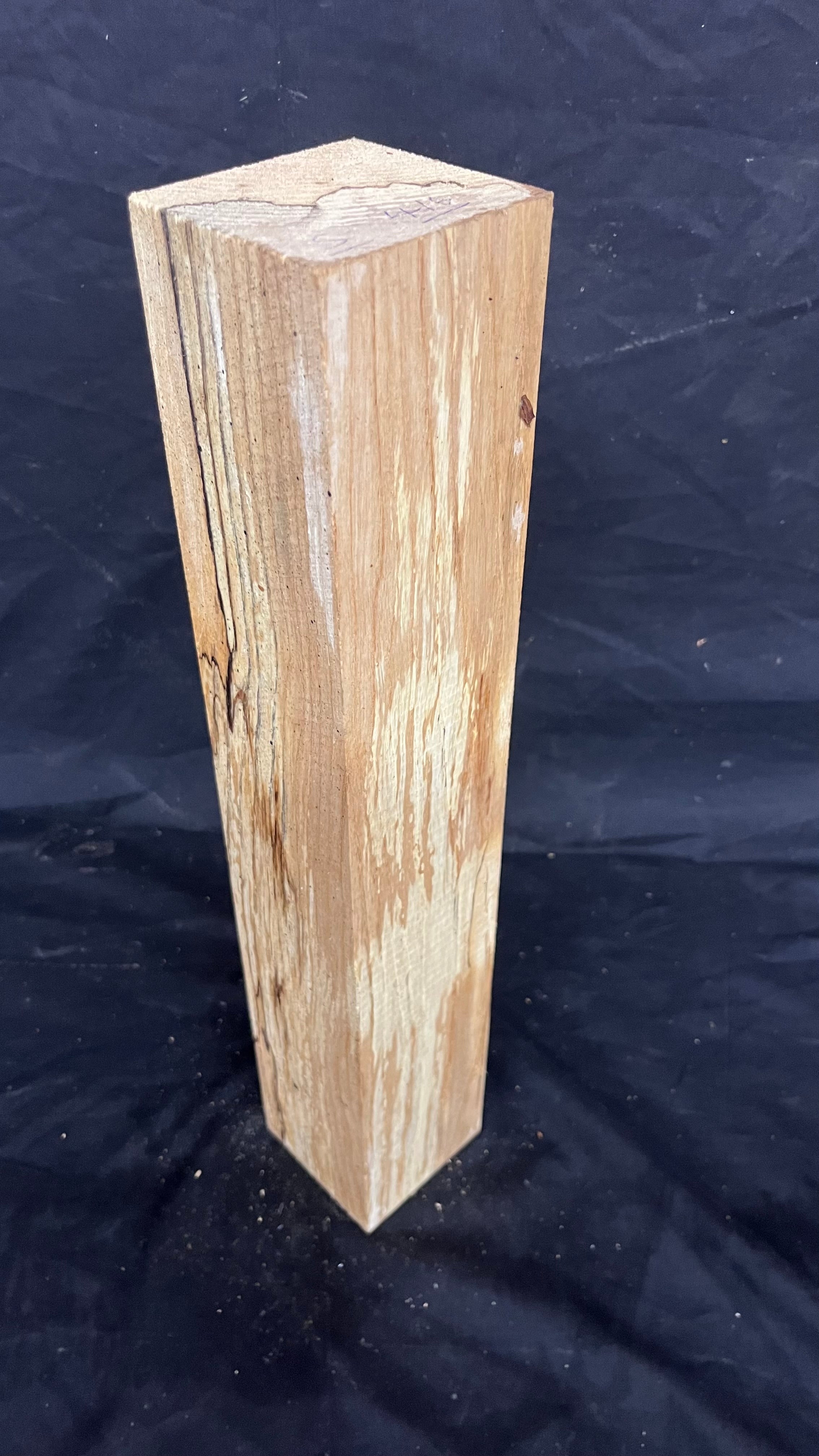 Spalted Ash 428 x 74 mm A Grade Wood Turning Blank (416)