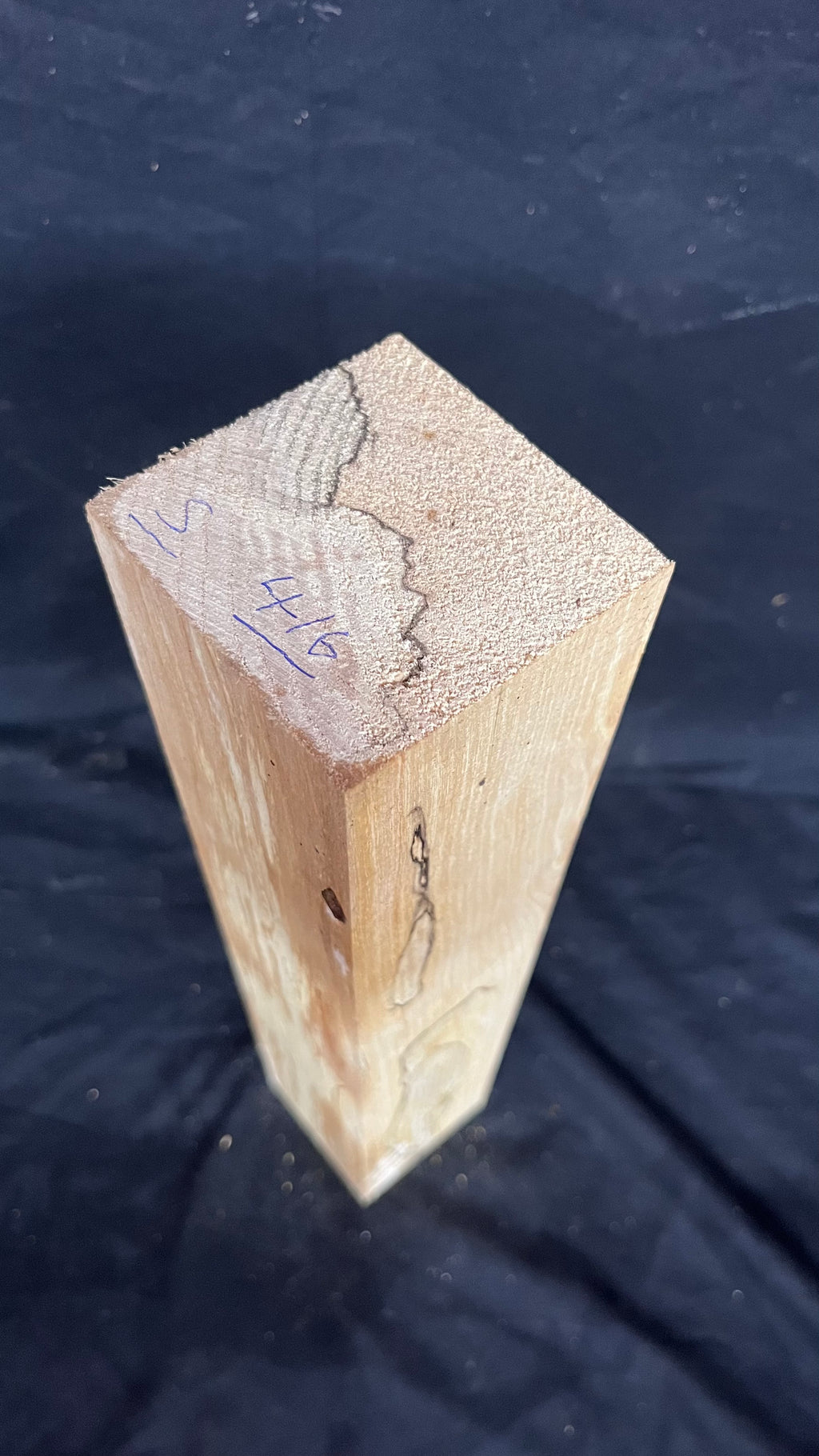Spalted Ash 428 x 74 mm A Grade Wood Turning Blank (416)