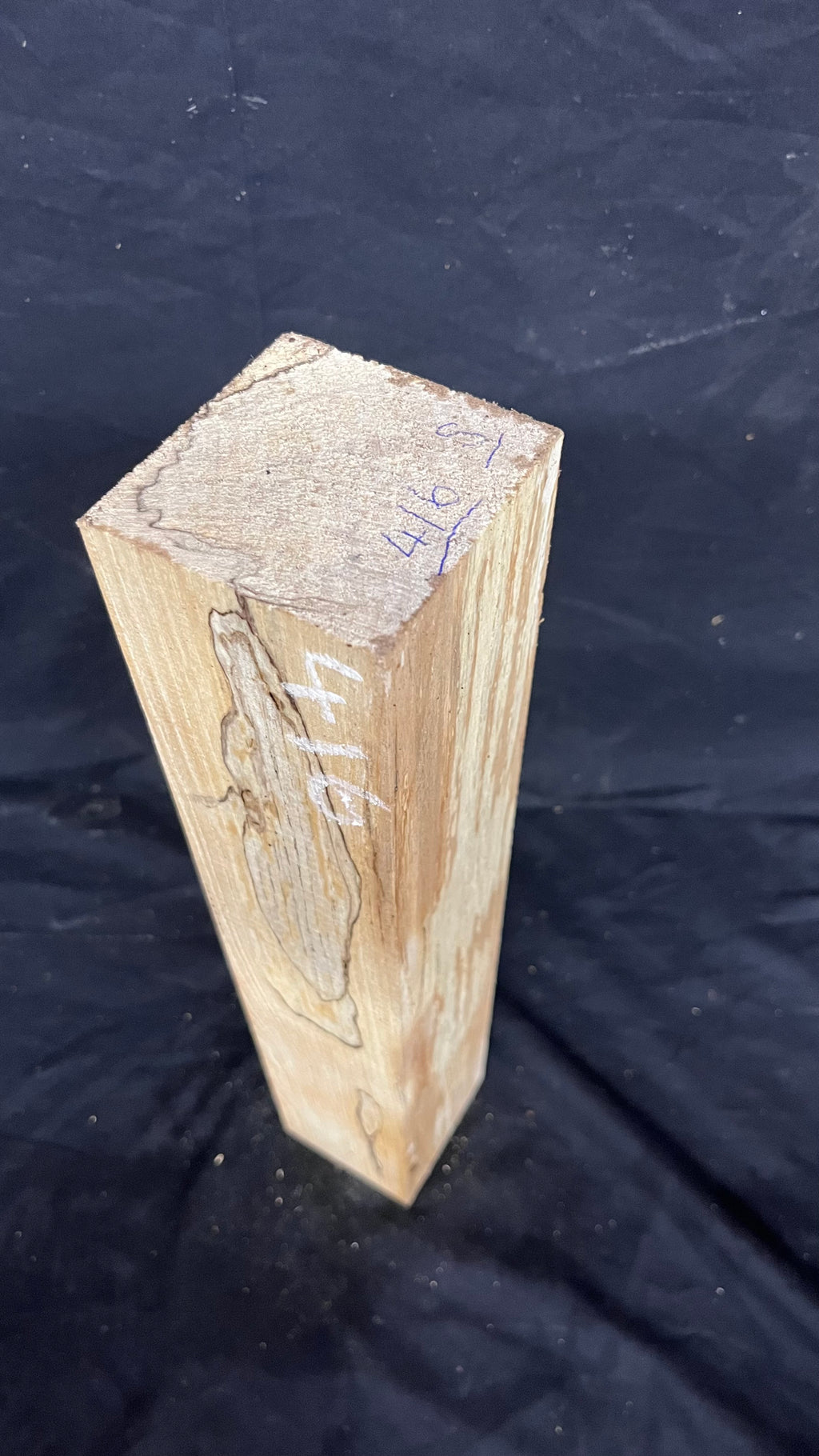 Spalted Ash 428 x 74 mm A Grade Wood Turning Blank (416)