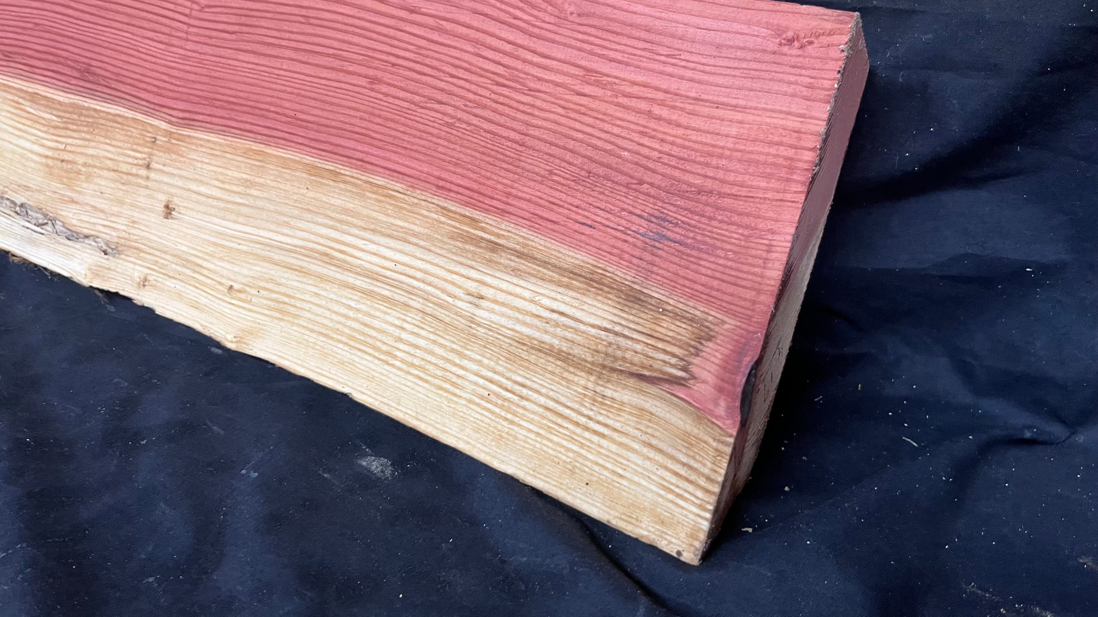 RED CEDAR PLANK, BOARD.  935 L x 179 W x 47 D mm  (419)