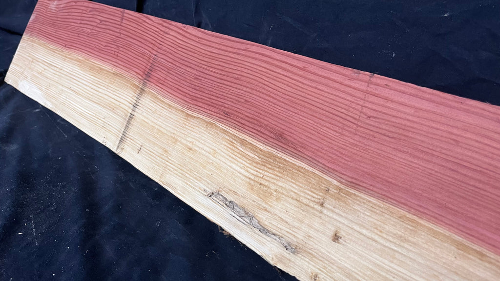 RED CEDAR PLANK, BOARD.  935 L x 179 W x 47 D mm  (419)