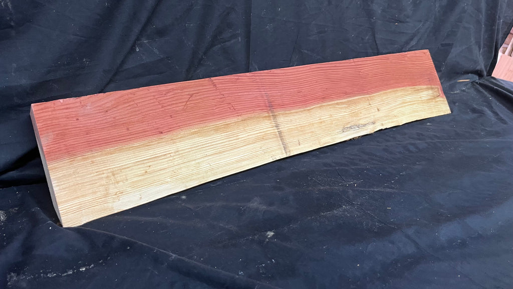 RED CEDAR PLANK, BOARD.  935 L x 179 W x 47 D mm  (419)