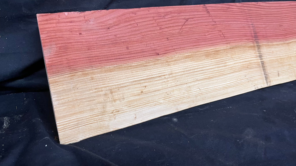 RED CEDAR PLANK, BOARD.  935 L x 179 W x 47 D mm  (419)