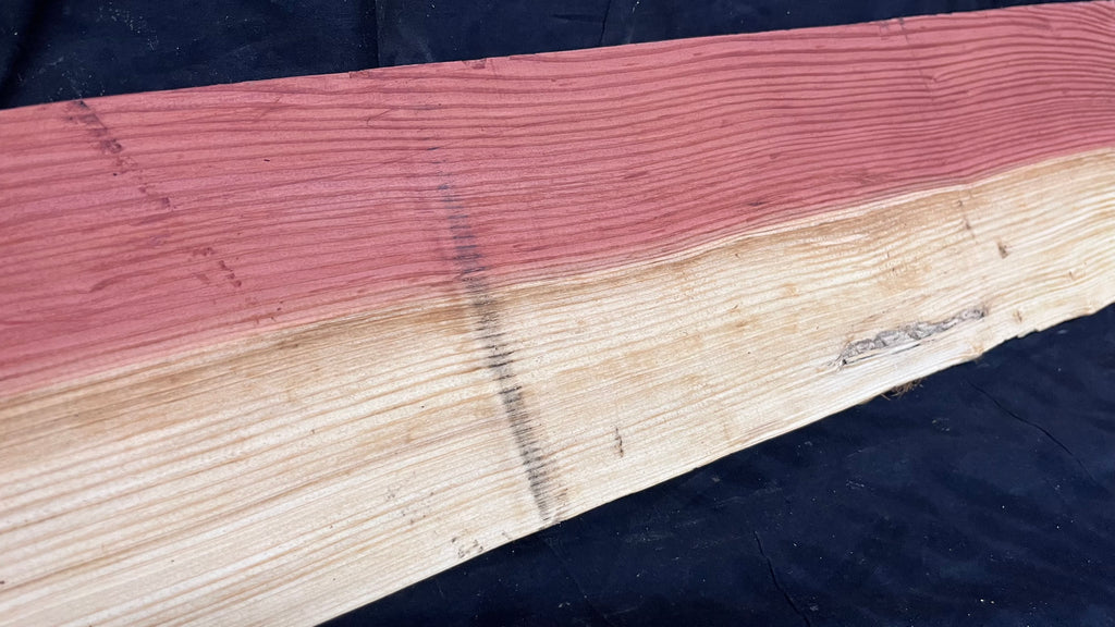RED CEDAR PLANK, BOARD.  935 L x 179 W x 47 D mm  (419)