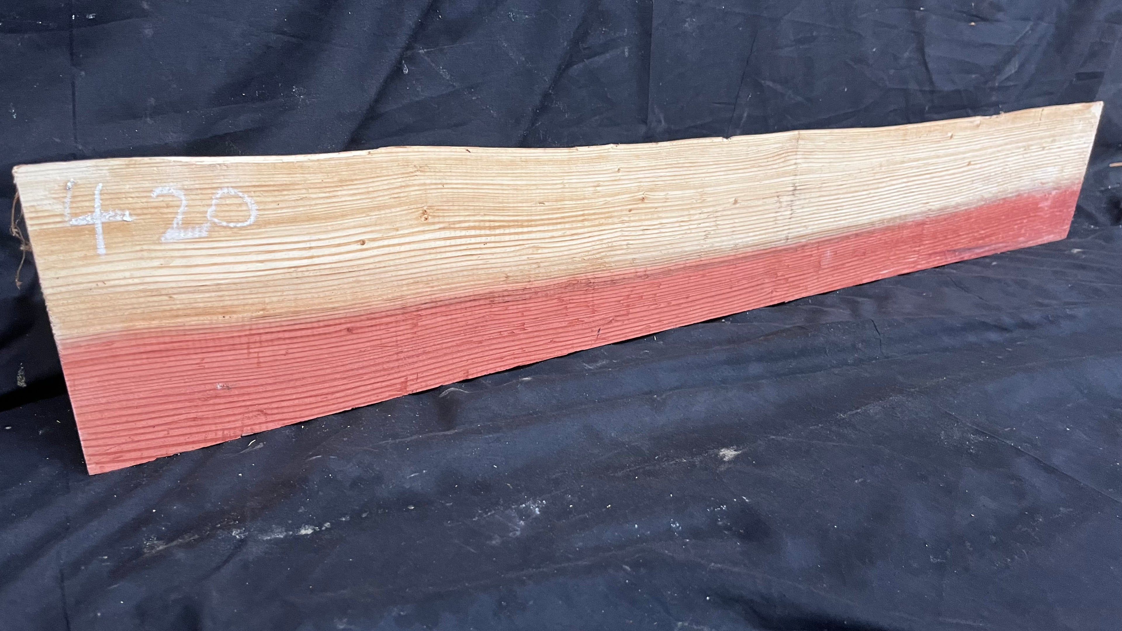 RED CEDAR PLANK, BOARD.  959 L x 174 W x 47 D mm  (420)