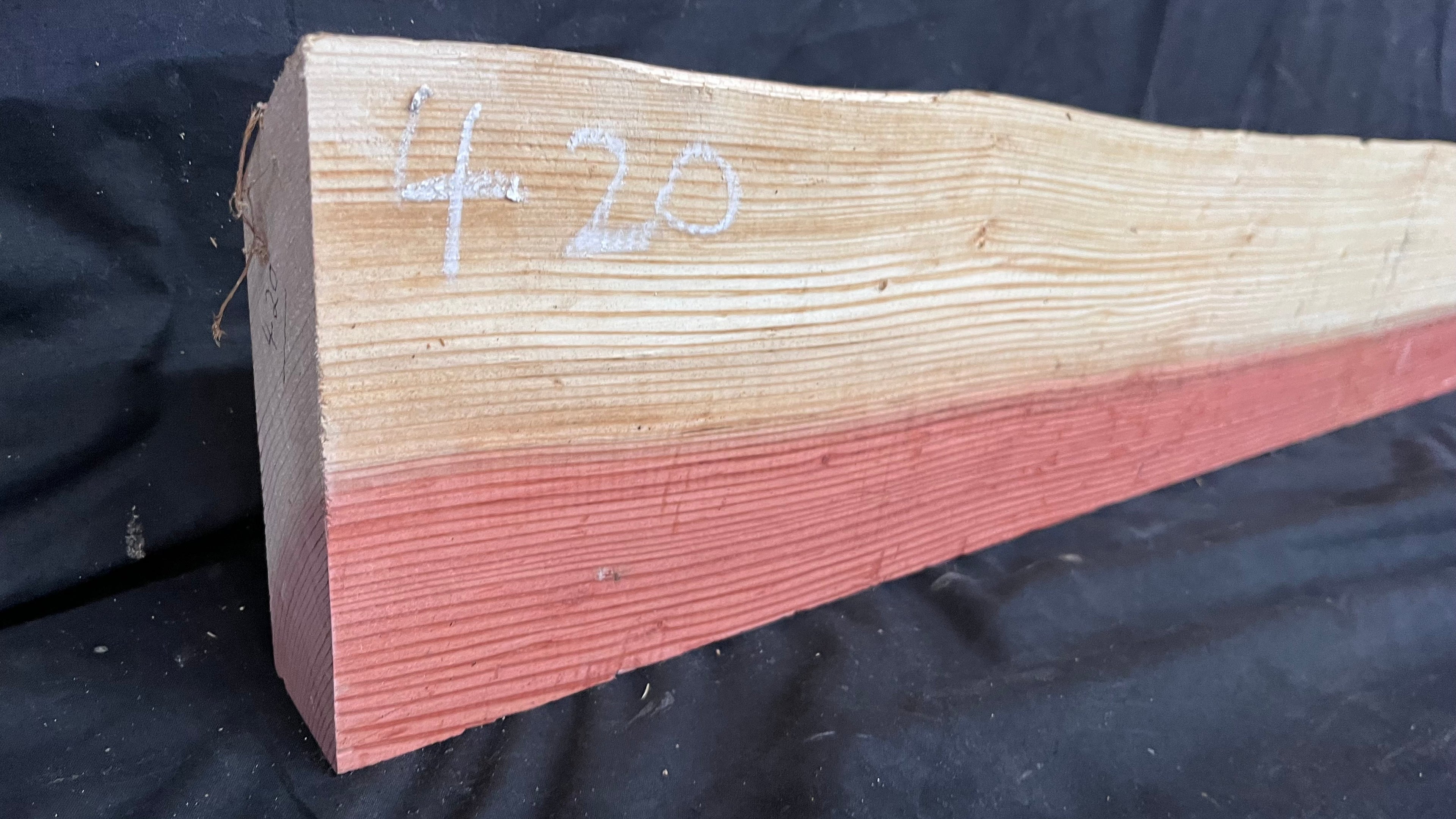 RED CEDAR PLANK, BOARD.  959 L x 174 W x 47 D mm  (420)
