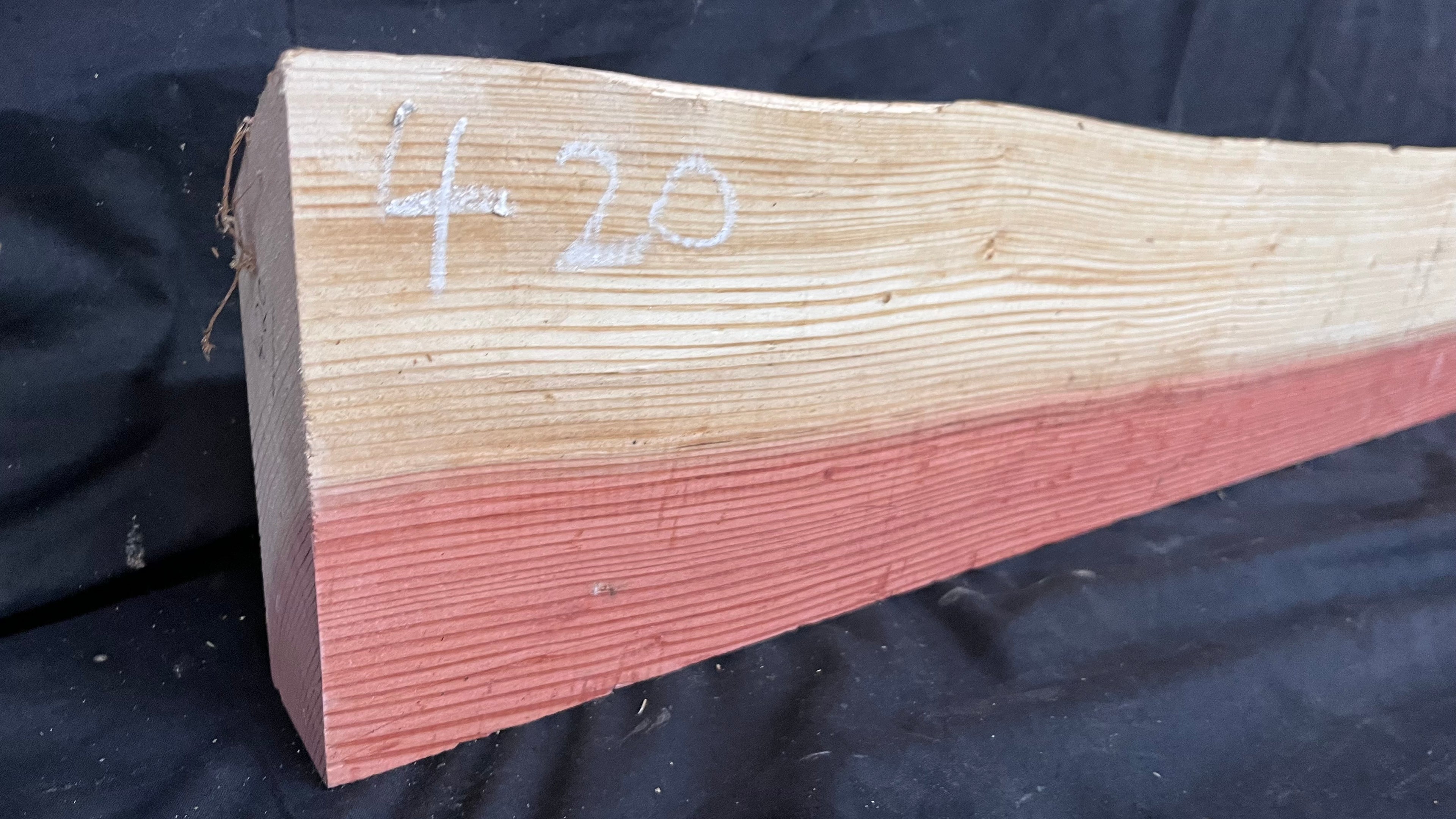 RED CEDAR PLANK, BOARD.  959 L x 174 W x 47 D mm  (420)