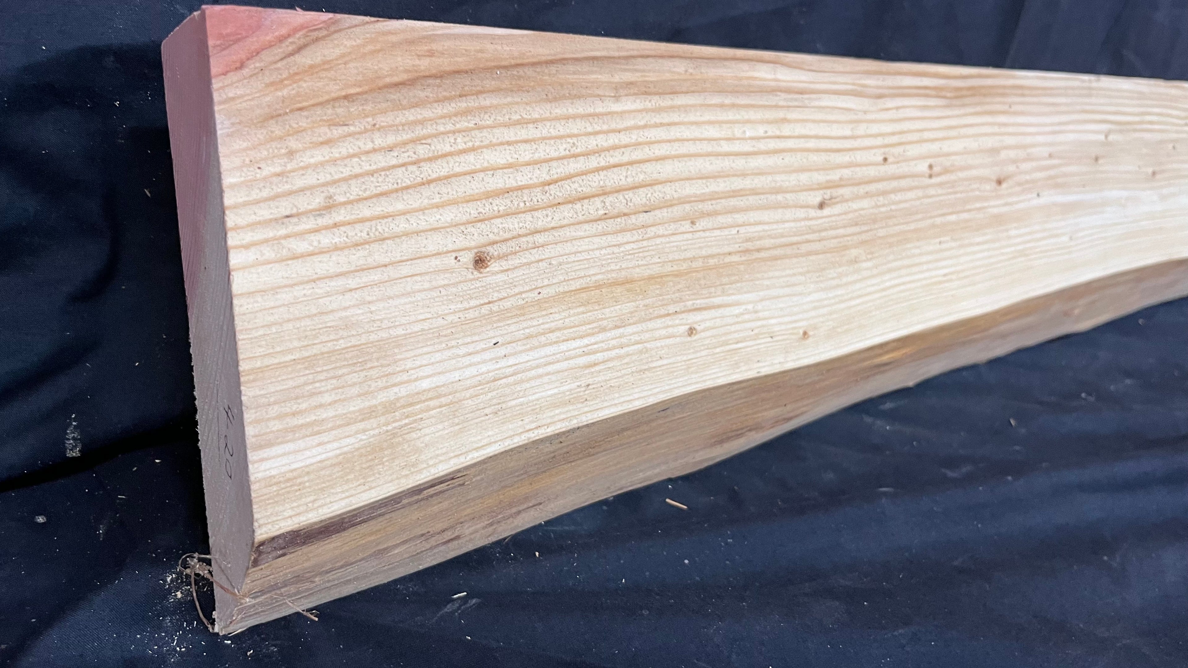 RED CEDAR PLANK, BOARD.  959 L x 174 W x 47 D mm  (420)