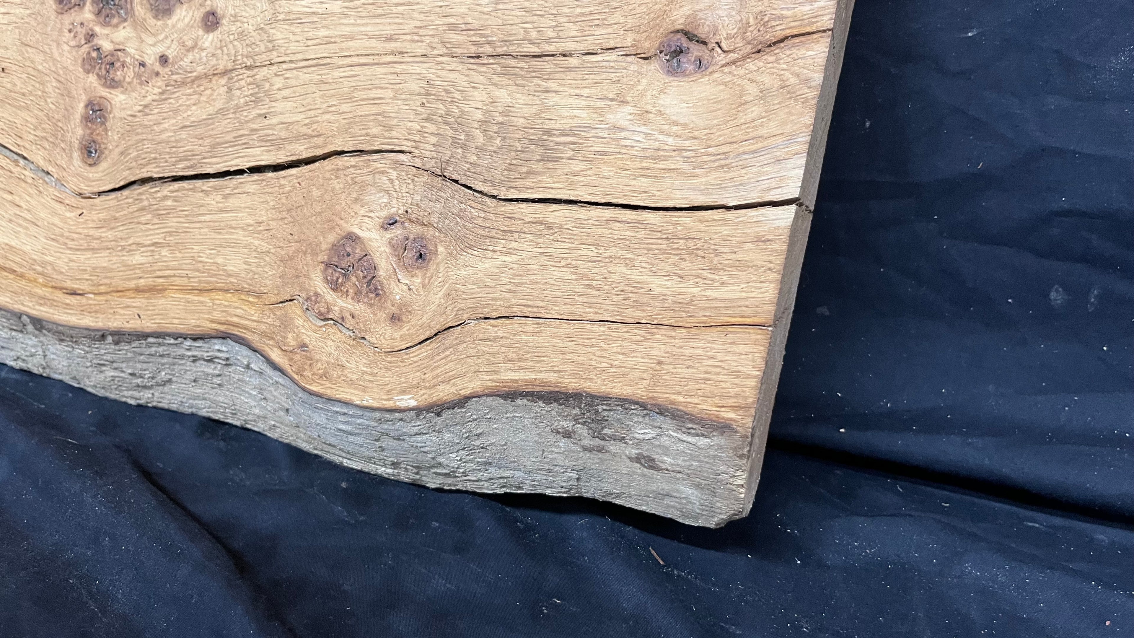 Pippy oak craft wood, 556 L x 330 W x 44 D (mm)    (421)