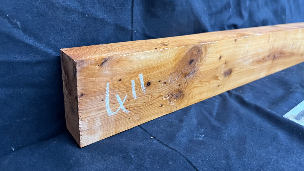 Yew, mantle piece, slab, board, block 1350 L x 86 W x 40 D mm    (411mt)