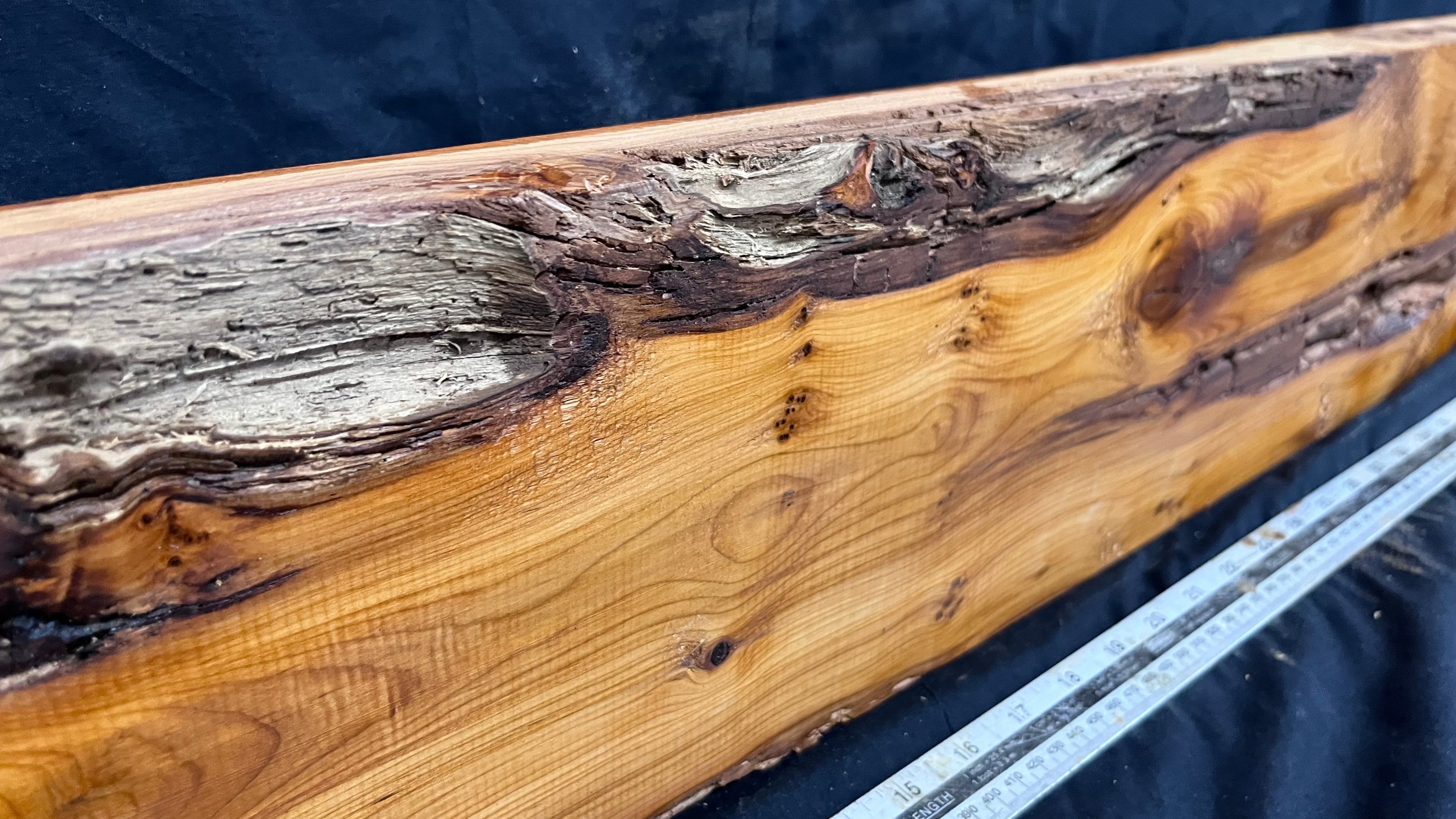 Yew, resin project, slab, board, block 962 L x 175 W x 43 D mm    (414mt)