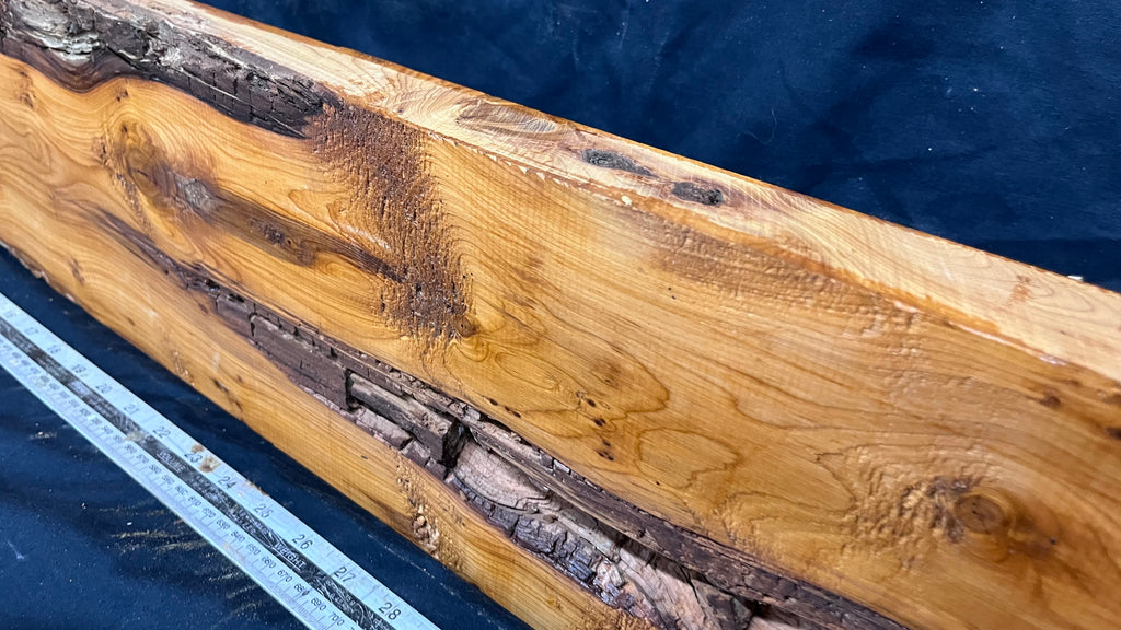 Yew, resin project, slab, board, block 962 L x 175 W x 43 D mm    (414mt)