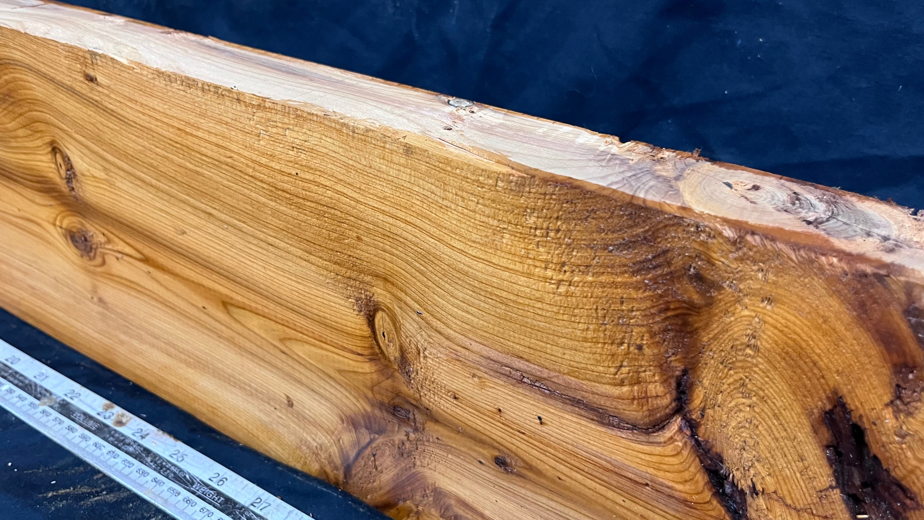 Yew, resin project, slab, board, block 962 L x 175 W x 43 D mm    (414mt)