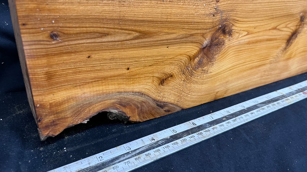 Yew, resin project, slab, board, block 962 L x 175 W x 43 D mm    (414mt)