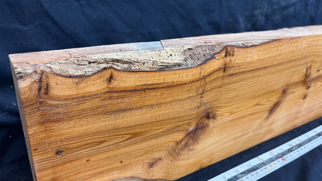 Yew, resin project, slab, board, block 962 L x 175 W x 43 D mm    (414mt)