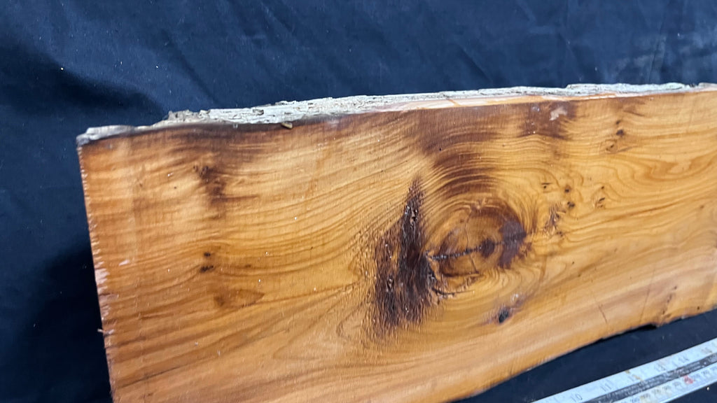Yew, resin project, slab, board, block 955 L x 182 W x 44 D mm    (415mt)