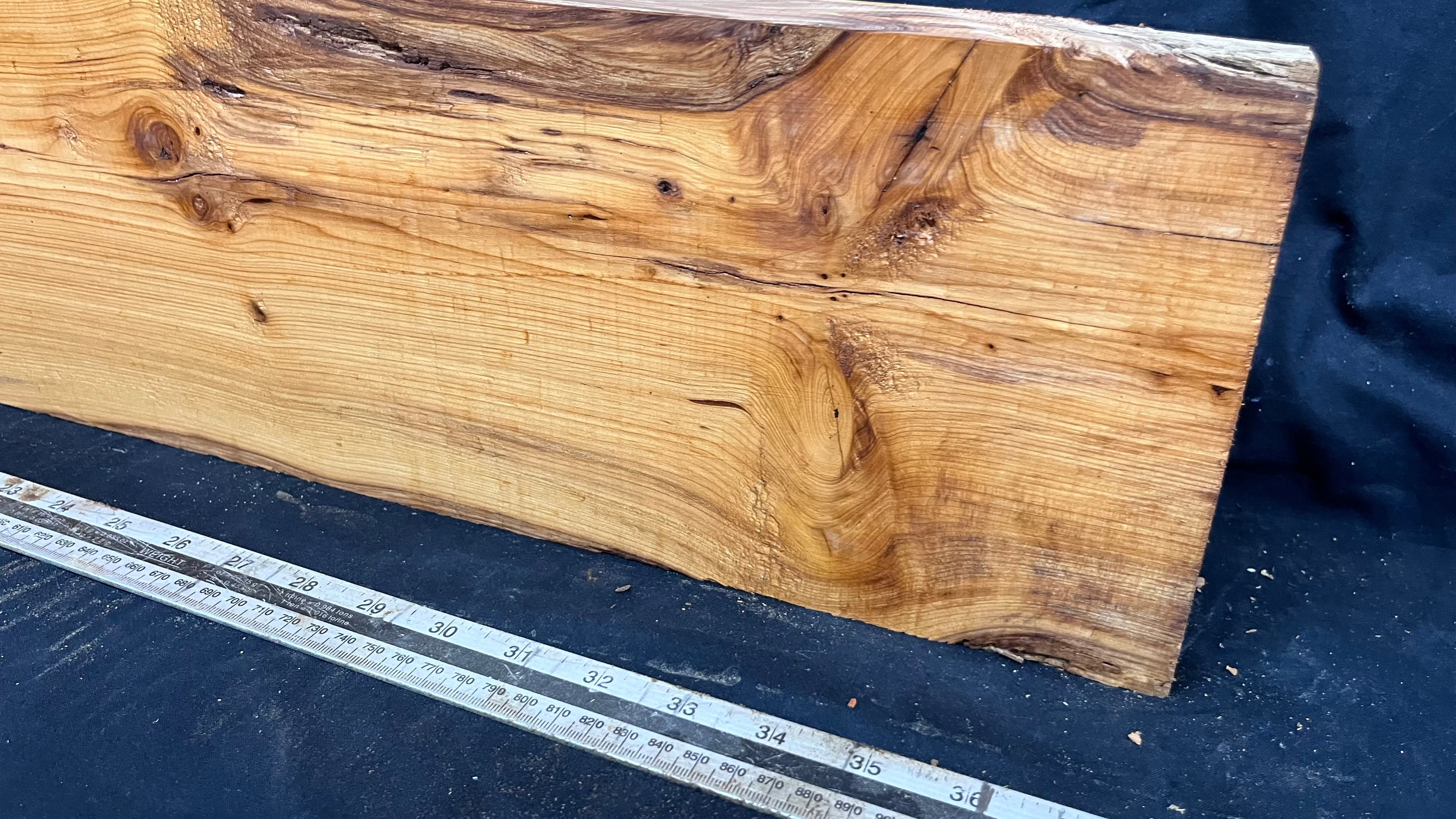 Yew, resin project, slab, board, block 981 L x 168 W x 43 D mm    (416mt)