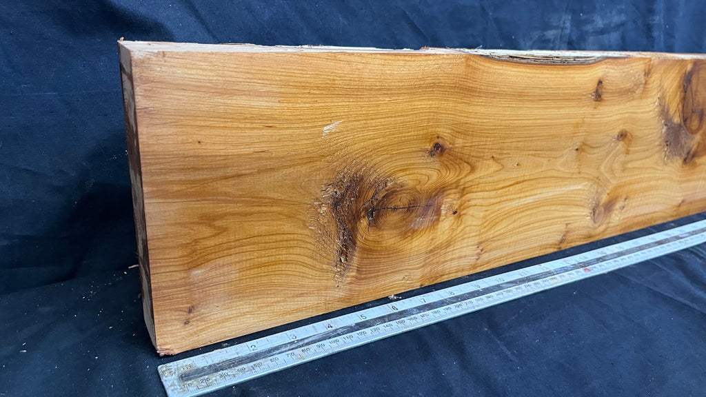 Yew, resin project, slab, board, block 975 L x 168 W x 43 D mm    (417mt)
