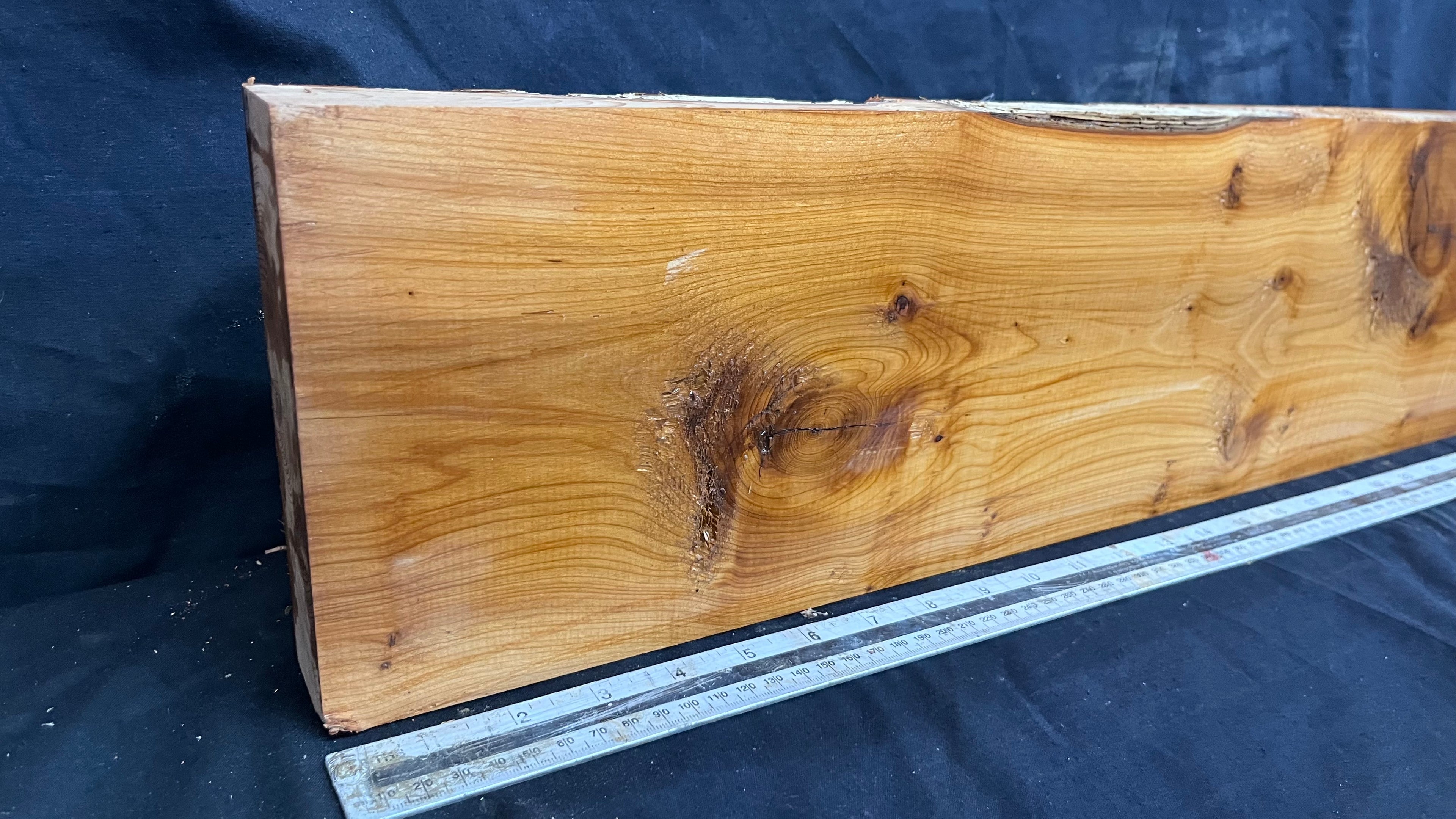 Yew, resin project, slab, board, block 975 L x 168 W x 43 D mm    (417mt)