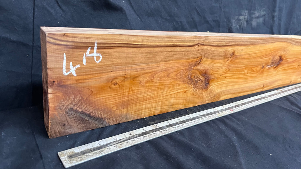 Yew, resin project, slab, board, block 1360 L x 143 W x 43 D mm    (418mt)
