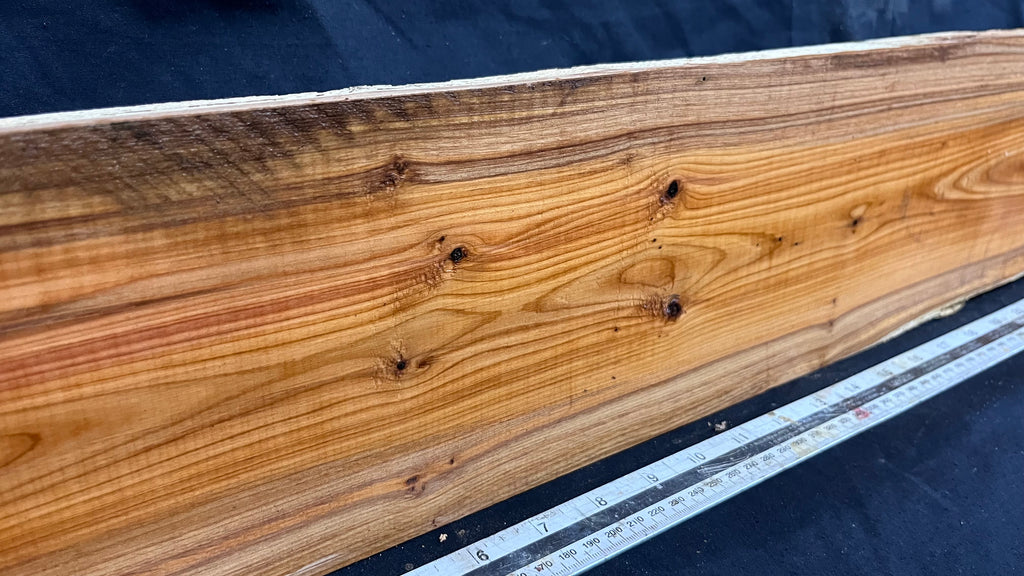 Yew, resin project, slab, board, block 1365 L x 147 W x 40 D mm    (419mt)
