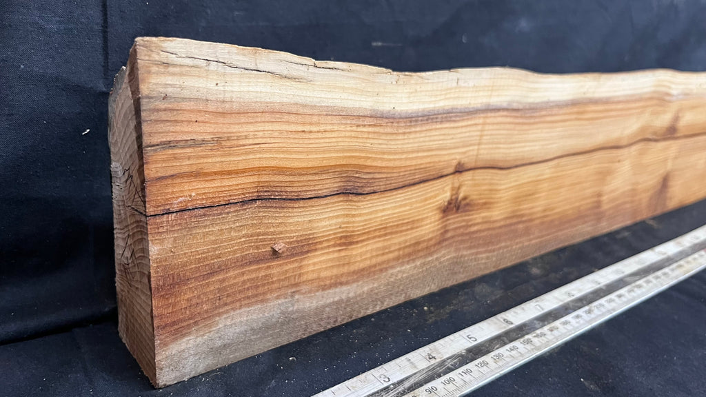 Yew, resin project, slab, board, block 880 L x 125 W x 40 D mm    (420mt)