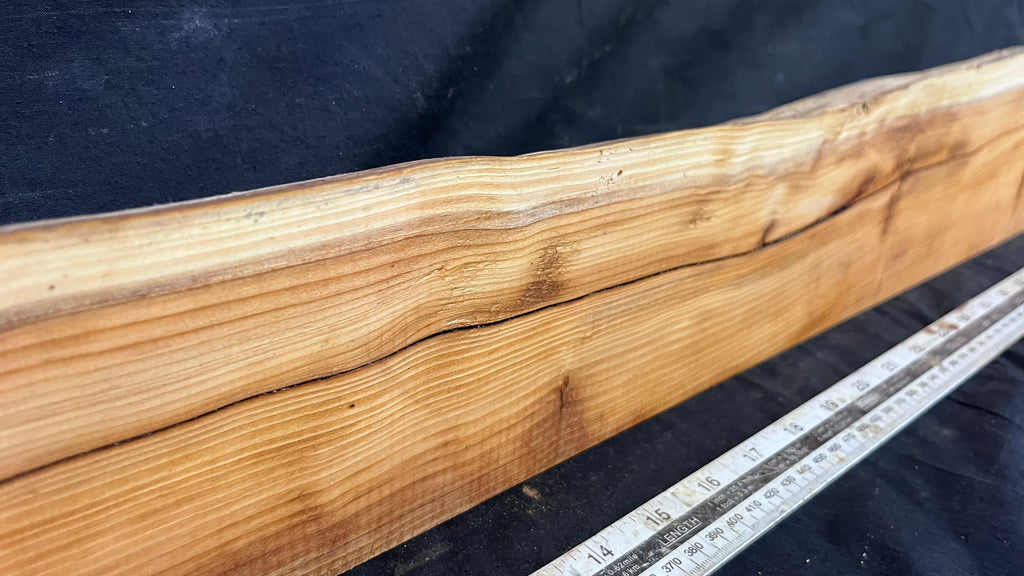 Yew, resin project, slab, board, block 880 L x 125 W x 40 D mm    (420mt)