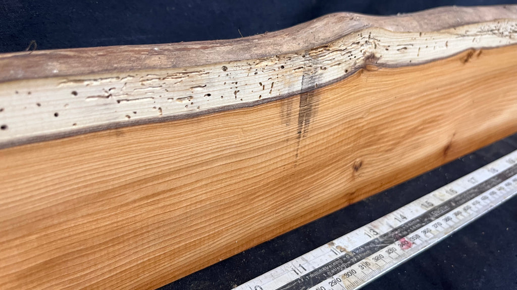 Yew, resin project, slab, board, block 771 L x 107 W x 40 D mm    (421mt)