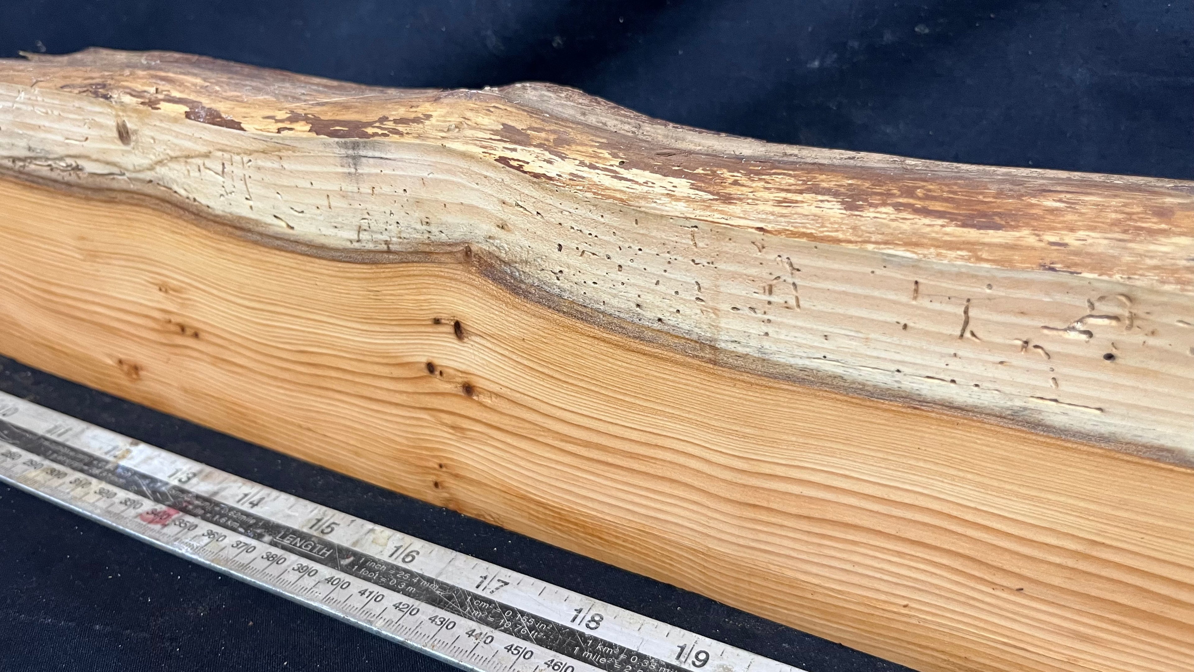 Yew, resin project, slab, board, block 771 L x 107 W x 40 D mm    (421mt)