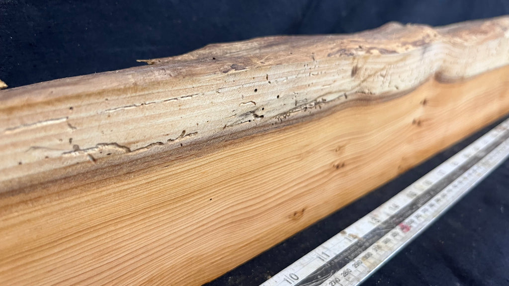 Yew, resin project, slab, board, block 771 L x 107 W x 40 D mm    (421mt)