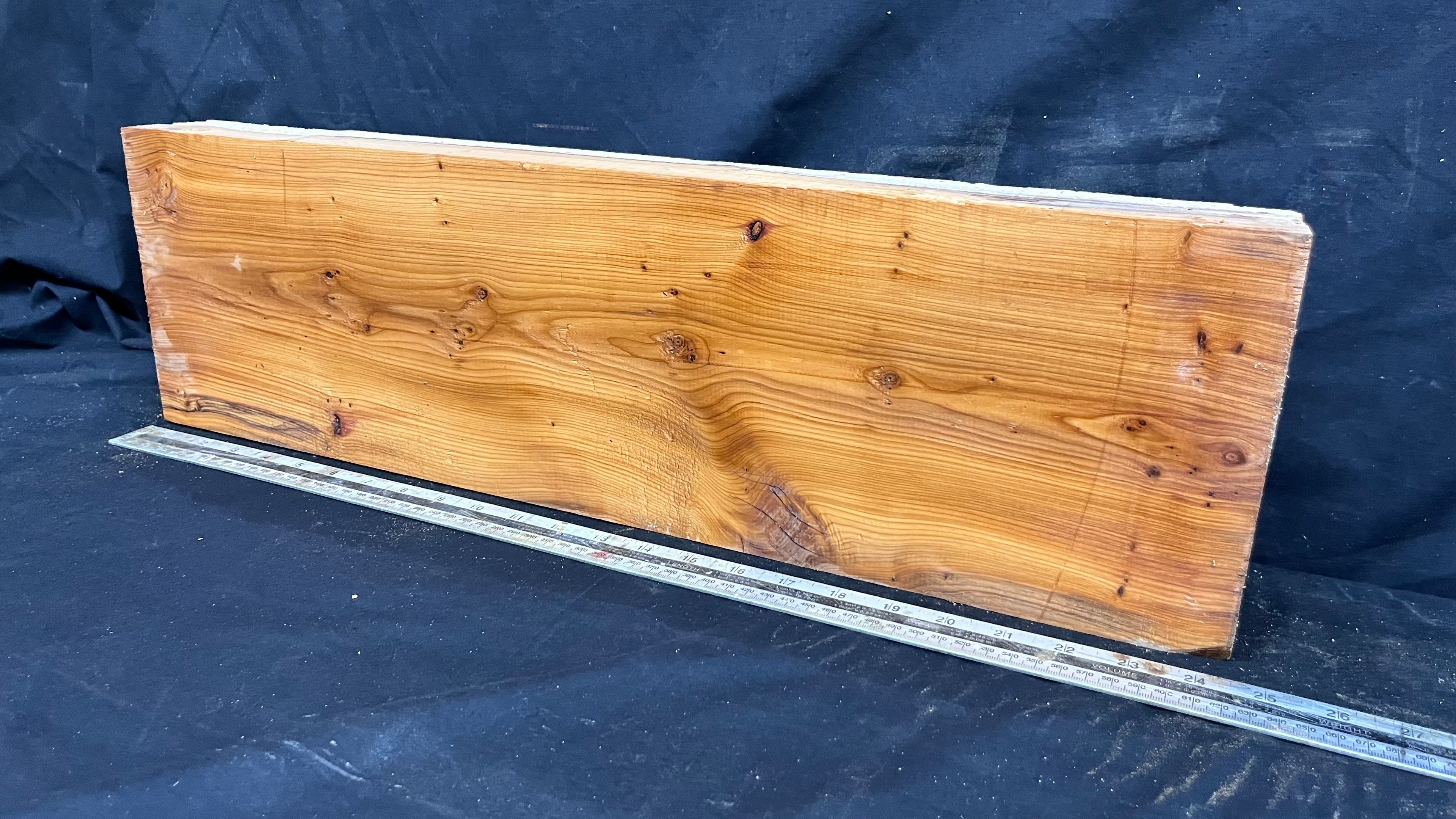 Yew, resin project, slab, board, block 622 L x 180 W x 58 D mm    (423mt)