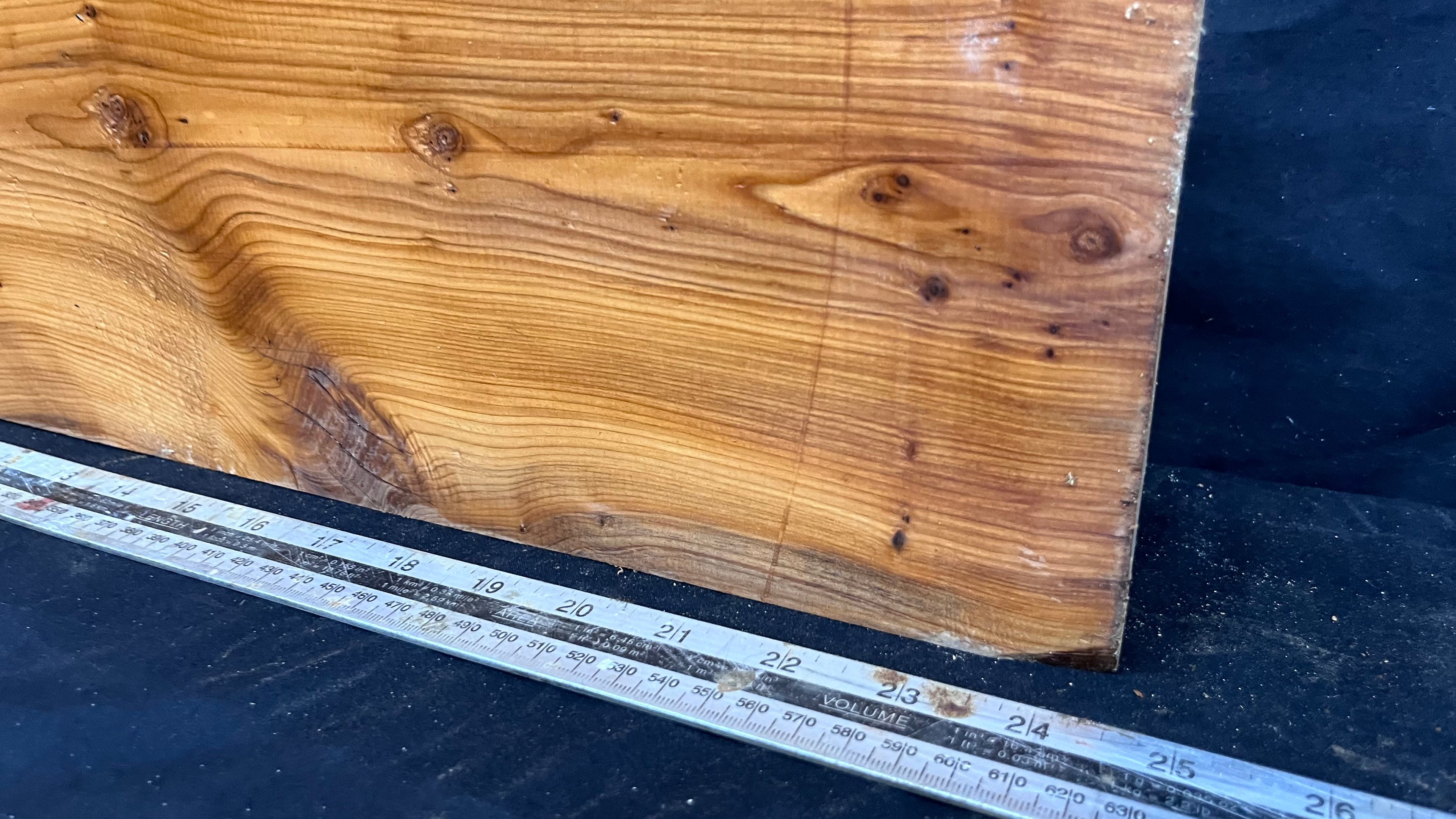 Yew, resin project, slab, board, block 622 L x 180 W x 58 D mm    (423mt)