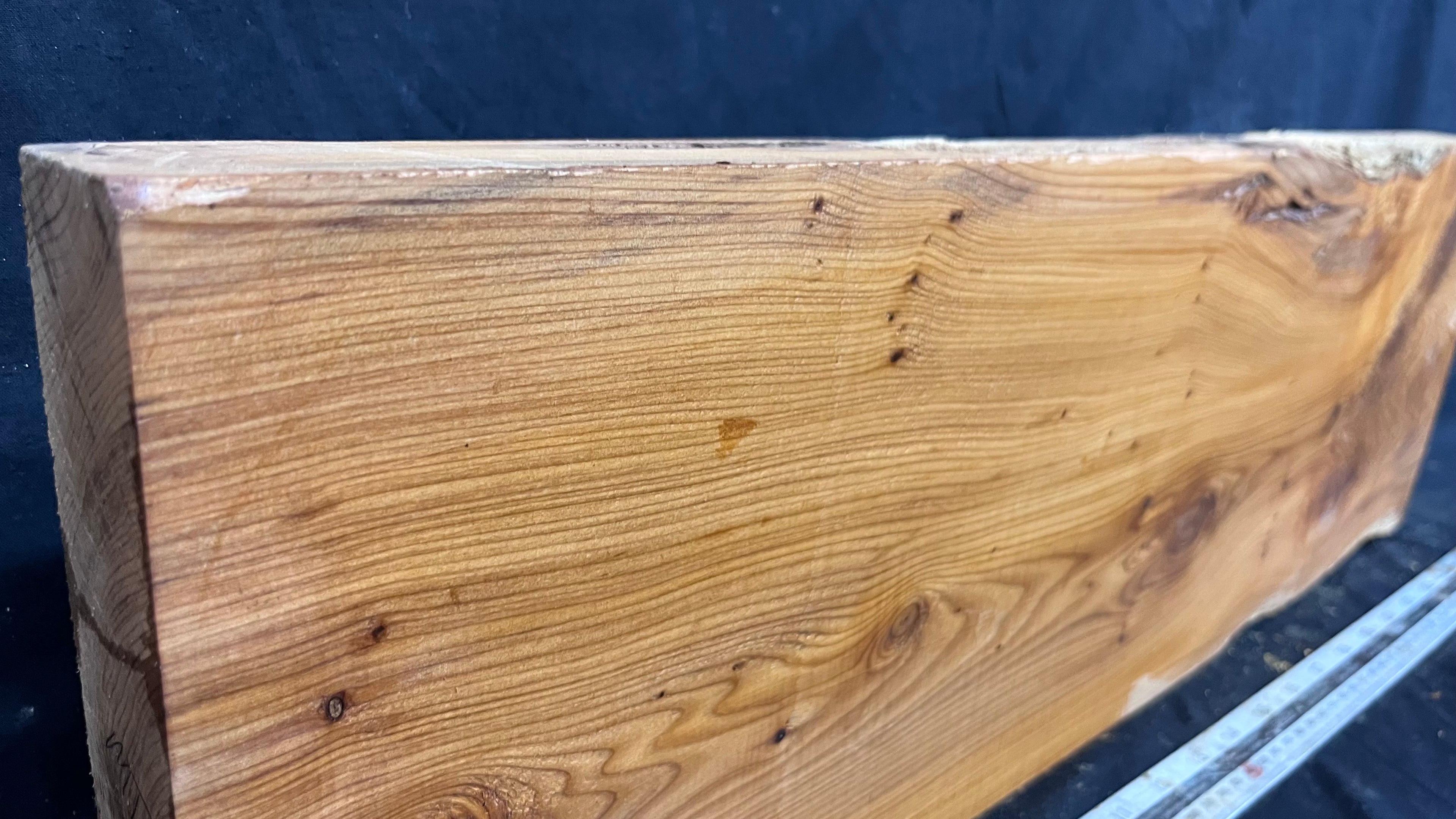 Yew, resin project, slab, board, block 615 L x 207 W x 40 D mm    (426mt)