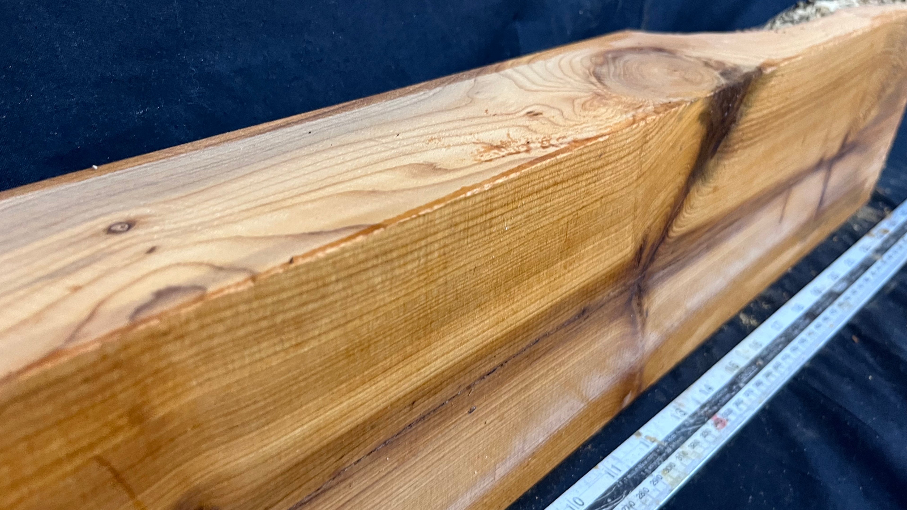 Yew, resin project, slab, board, block 634 L x 147 W x 74 D mm    (428mt)