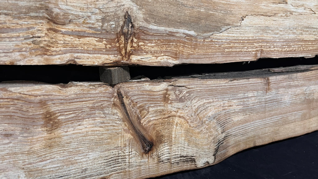 2x Ash resin table blanks, boards, shelving 1041 L x 325 W x 32 D mm       (678)