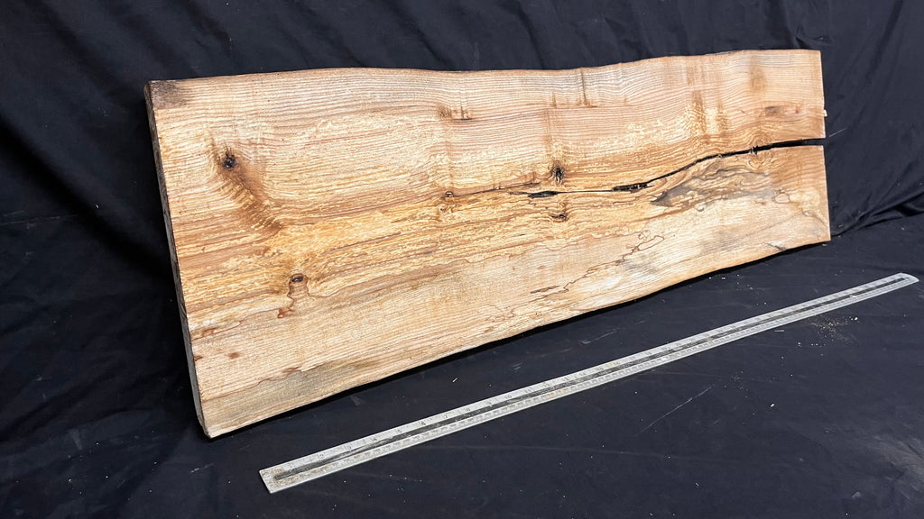 Ash coffee table top, boards, shelving 1051 L x 320 W x 32 D mm       (679)
