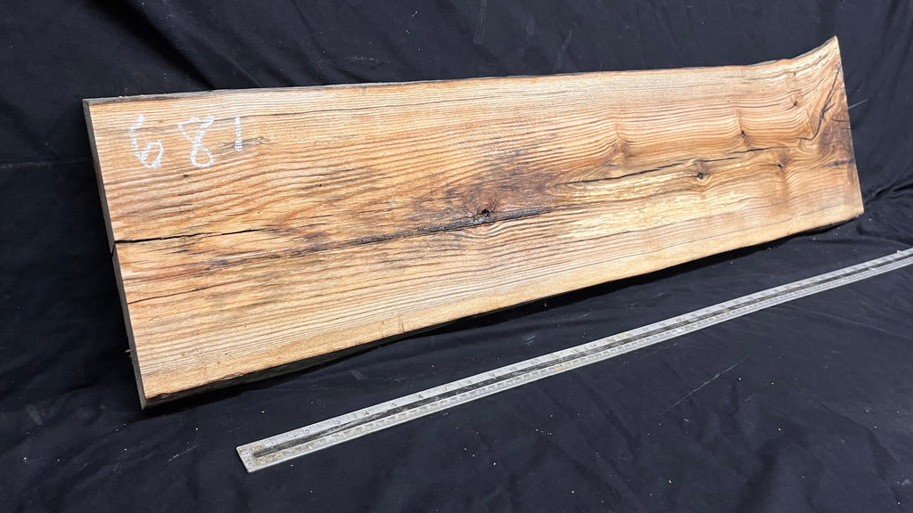 Ash timber boards, shelving 1061 L x 280 W x 38 D mm       (681)