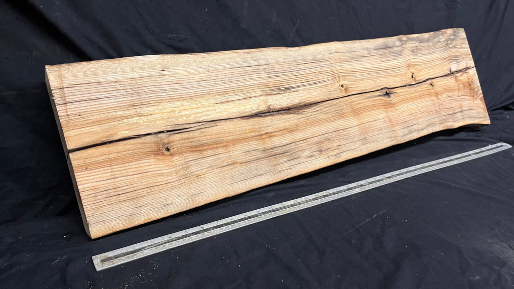 Ash timber boards, shelving 1061 L x 280 W x 38 D mm       (681)