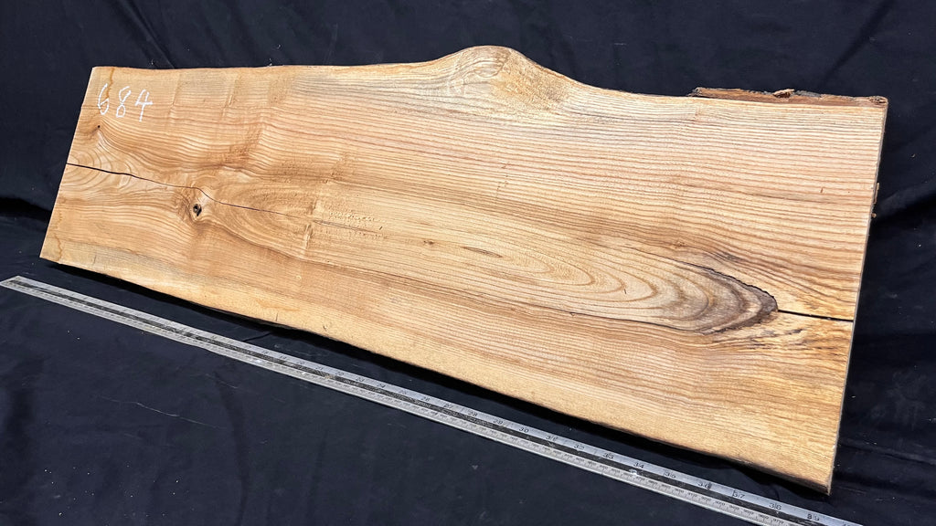 Ash timber boards, shelving 986 L x 322 W x 34 D mm       (684)