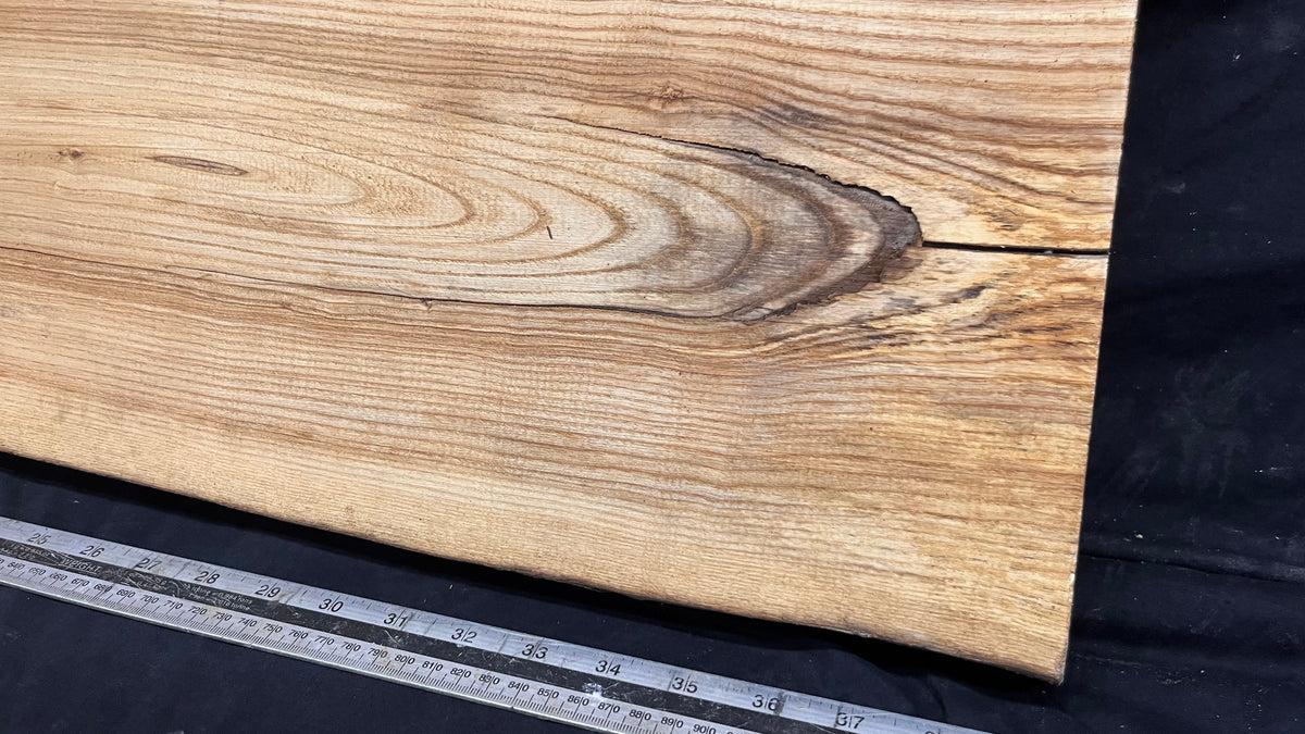 Ash timber boards, shelving 986 L x 322 W x 34 D mm       (684)