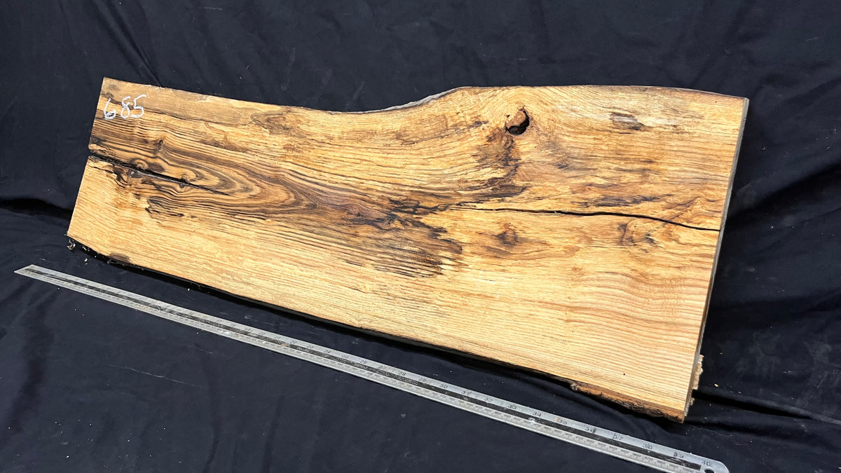 Ash timber boards, shelving 972 L x 304 W x 33 D mm       (685)
