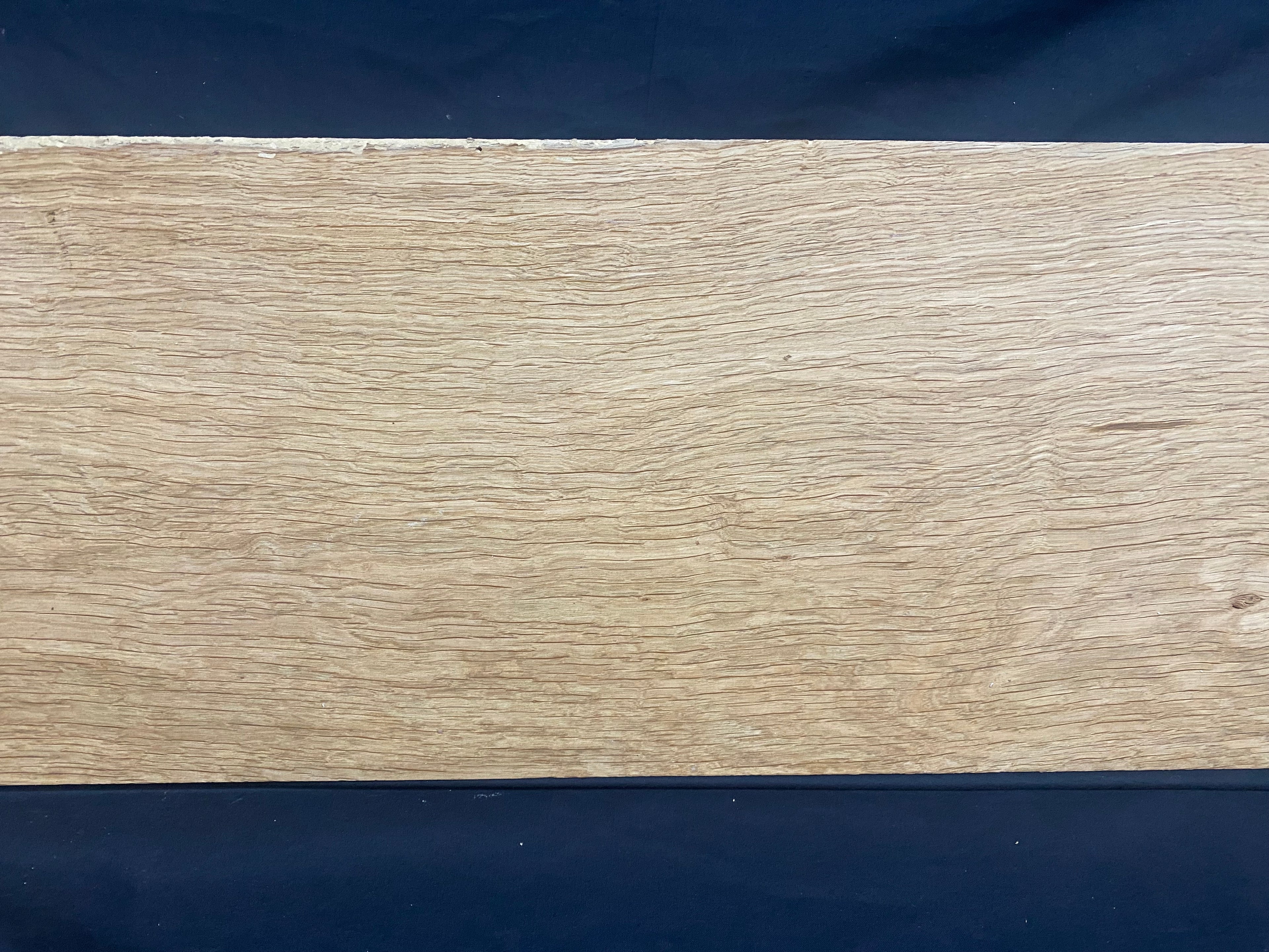 Solid oak plank, board 1180 L x 256 W x 26 D mm (379)