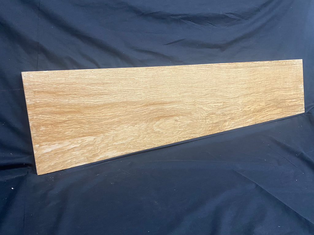 Solid oak plank, board 1180 L x 256 W x 26 D mm (379)