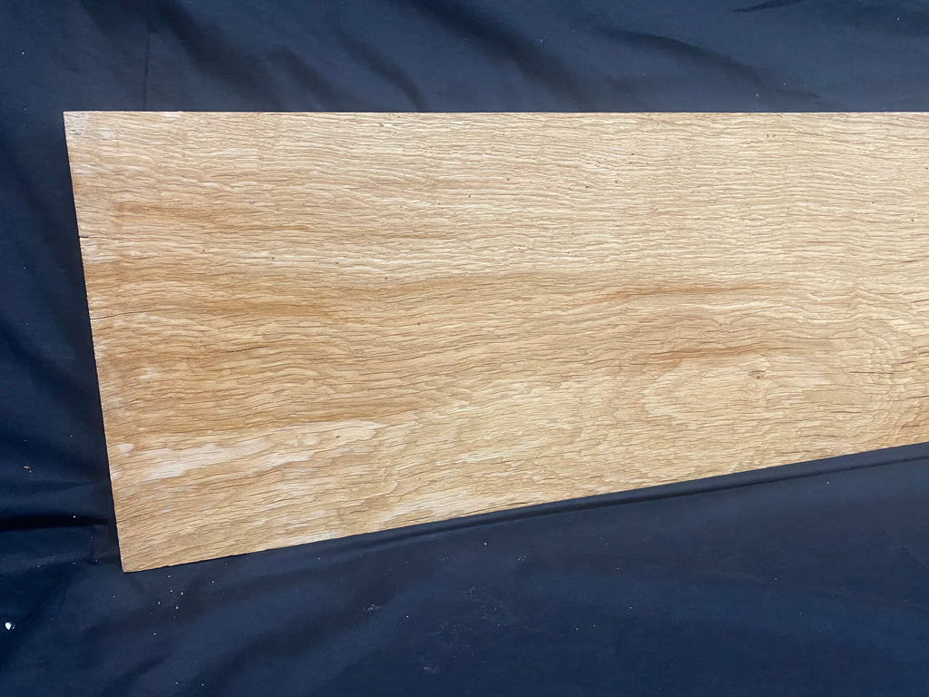 Solid oak plank, board 1180 L x 256 W x 26 D mm (379)
