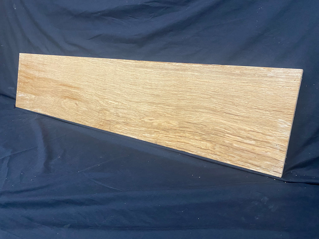 Solid oak plank, board 1180 L x 256 W x 26 D mm (379)