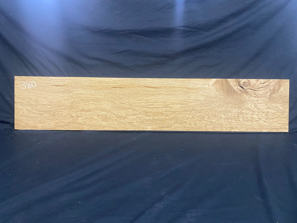 Solid oak plank, shelf, board 1167 L x 225 W x 26 D mm (380)