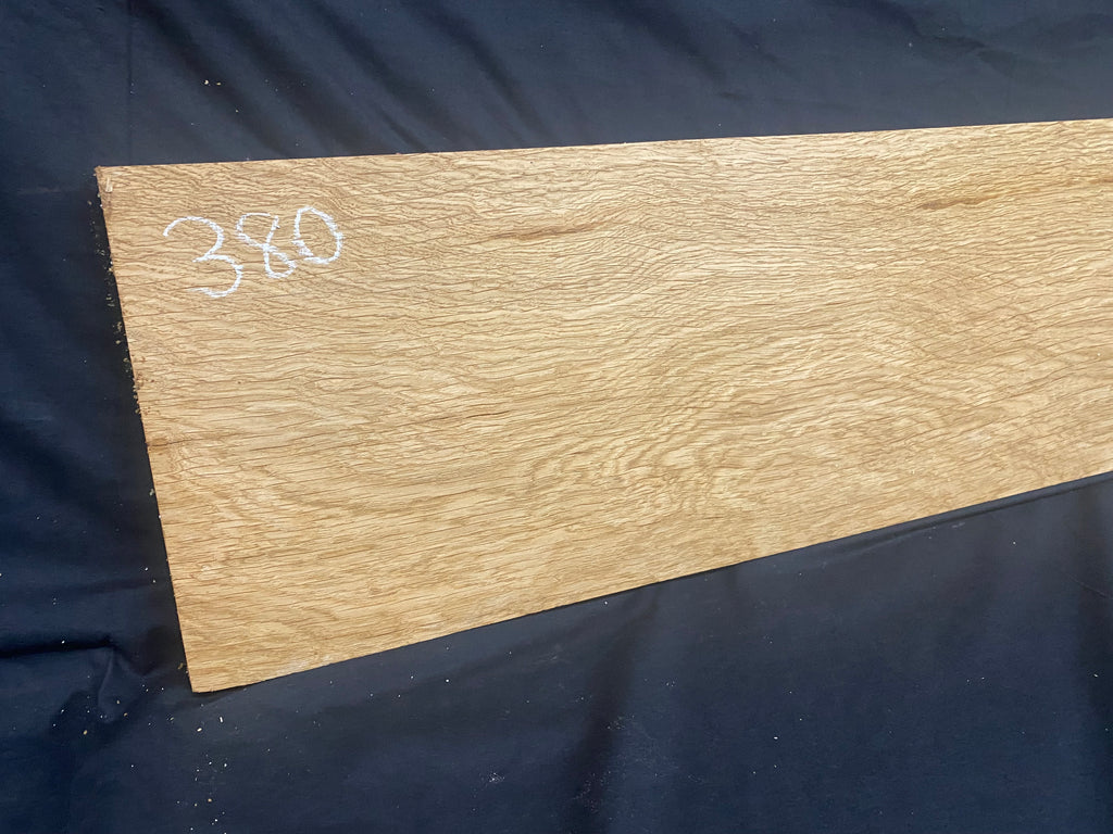 Solid oak plank, shelf, board 1167 L x 225 W x 26 D mm (380)
