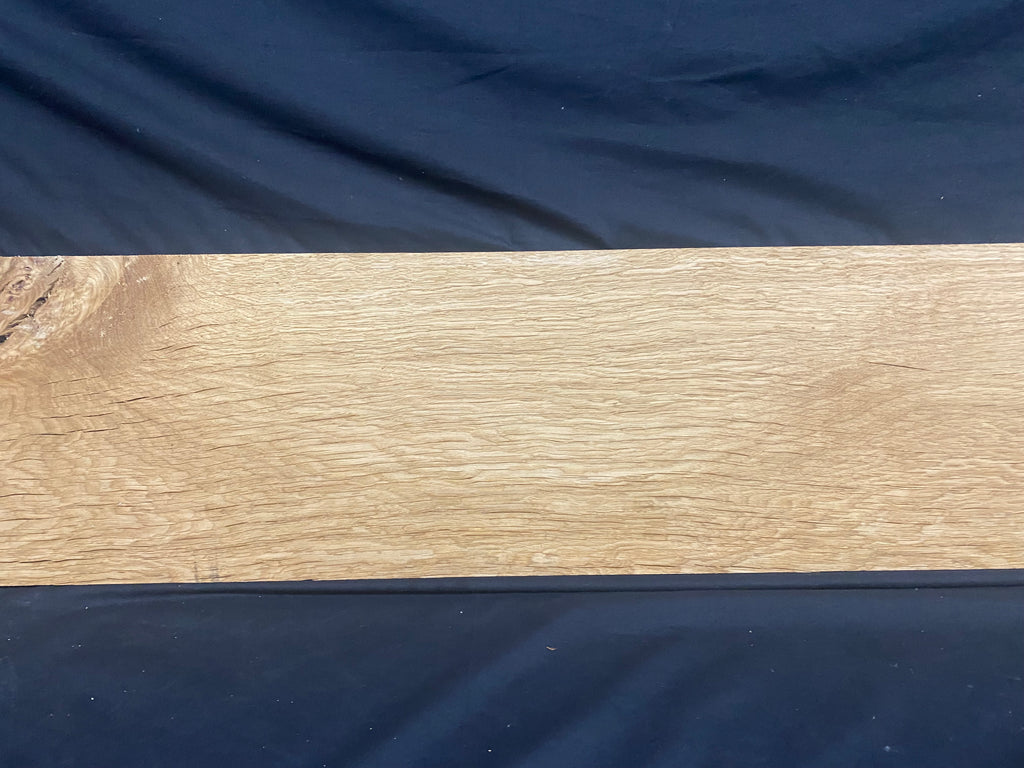 Solid oak plank, shelf, board 1167 L x 225 W x 26 D mm (380)