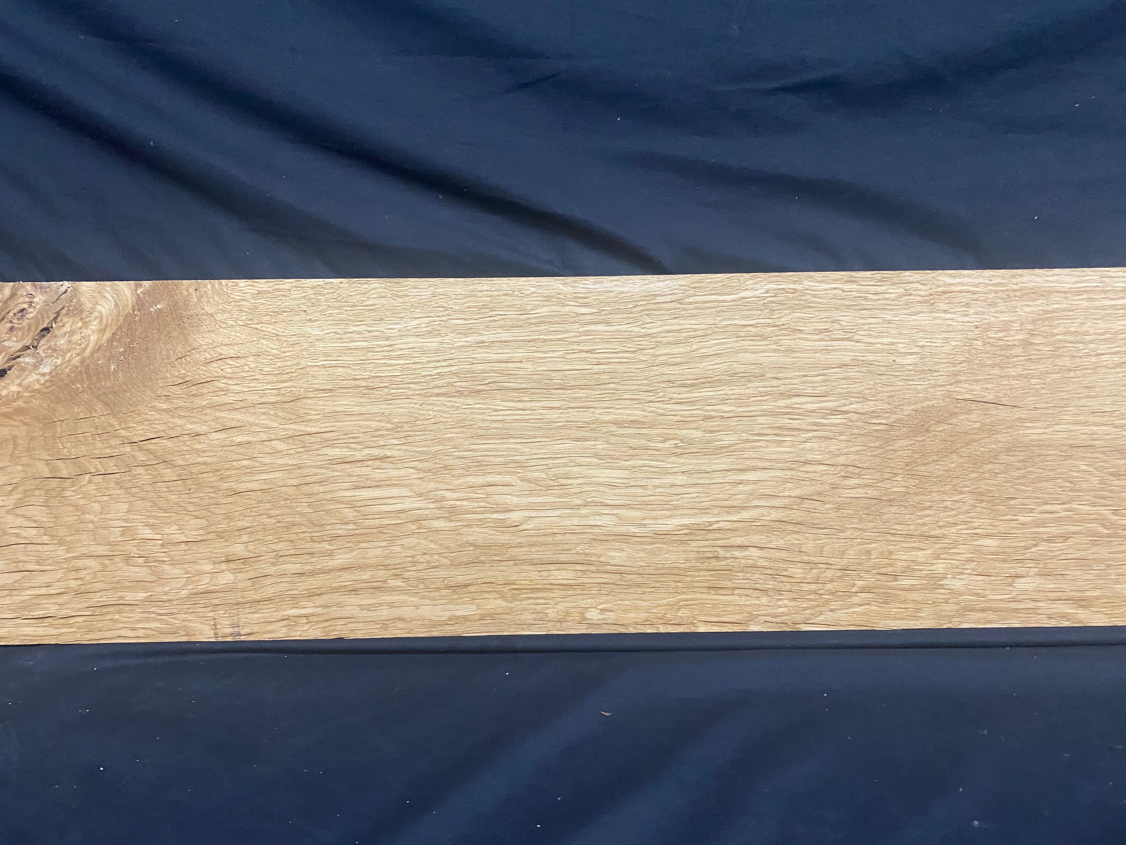Solid oak plank, shelf, board 1167 L x 225 W x 26 D mm (380)