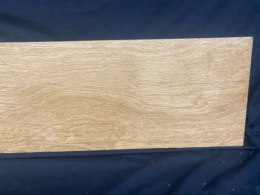 Solid oak plank, shelf, board 1167 L x 225 W x 26 D mm (380)